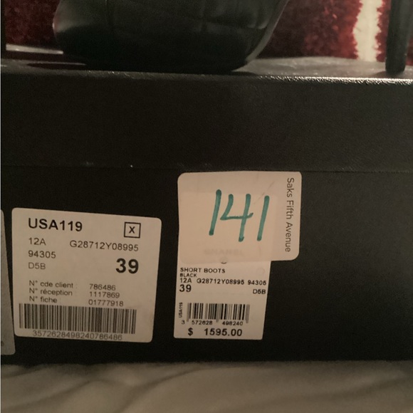 SOLD.!!!! Chanel “BOTTINES” Black Quilted Leather Ankle Booties $PRICE DROP⬇️ - Picture 8 of 9